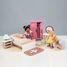 Bedroom furniture for dolls house TL8152 Tender Leaf Toys 4