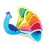 Peacock colours TL8338 Tender Leaf Toys 1