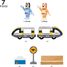 Bluey Train BR36147 Brio 4