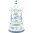 Musical Box Horse Carousel blue grey UL4124 Ulysse 1