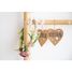 Customizable Heart Christmas Decoration natural wood VI-CR10 Vintiun 5