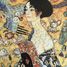 Lady with Fan by Klimt K515-100 Puzzle Michele Wilson 1