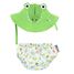 Crocodile swimsuit and hat set 12-24M EFK-122-010-021 Zoocchini 2