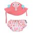 Seahorse swimsuit and hat set 6-12M EFK-122-010-023 Zoocchini 2