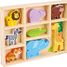 Wooden safari animals in box NCT11851 New Classic Toys 1
