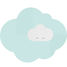 Large Minty Green Cloud Playmat QU-172185 Quut 1