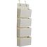 Beige gingham hanging wall organizer EFK-107-015-007 3 Sprouts 1
