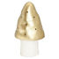 Gold mushroom lamp
