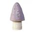 Lavender mushroom lamp
