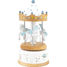 Little Musical Box Horse Carousel blue white UL4129 Ulysse 1