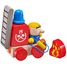 Wooden fire brigade, with velcro 7 pcs SE62077 Selecta 1