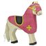 Horse of red knight figure HZ-80248 Holztiger 1