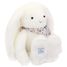 White Fleurette Rabbit Plush 35 cm DC4301 Doudou et Compagnie 1