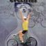 Cyclist figurine D Winner yellow jersey FR-DV1 Fonderie Roger 1