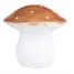 Coppery mushroom lamp