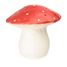 Red mushroom lamp
