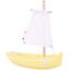Boat Le Misainier yellow 22cm