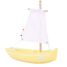 Boat Le Misainier yellow 22cm TI-N205-MISAINIER-JAUNE Tirot 1