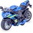 Miniature Blue friction motorbike UL-8355 bleu Ulysse 1