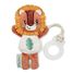 Glow-in-the-dark pacifier clip Jack the Lion LL83591 Lilliputiens 1