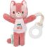 Glow-in-the-dark pacifier clip Jeanne the cat LL83592 Lilliputiens 1