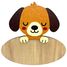 Customizable door sign Dog VI-PLP19 Vintiun 1