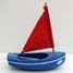 Blue wooden Boat TI200 CB VR-3064 Tirot 1