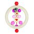 Pink mouse ring rattle