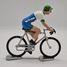 Cyclist figure R Blue green and white jersey FR-R17 Fonderie Roger 1