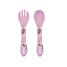 Silicone fork and spoon kit - Sparkly the unicorn SJ-SI0924 Sassi Junior 1
