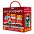 Book and Puzzle Firefighters SJ-304321 Sassi Junior 1