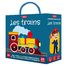 Book and Puzzle Trains SJ-329119 Sassi Junior 1