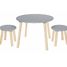 Table and 2 stools grey JAB-H13221 JaBaDaBaDo 1