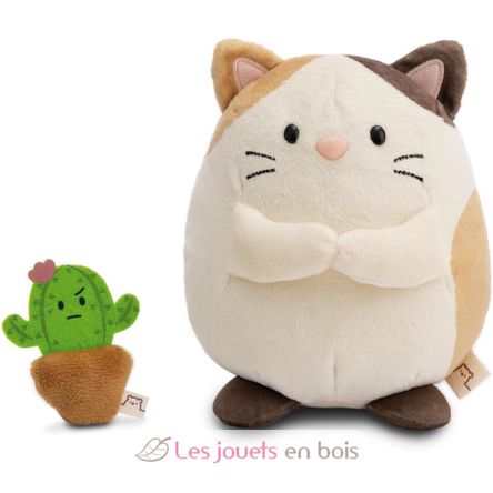 Plush toy Cat Angy 16cm with cactus NI-61147 Nici 4