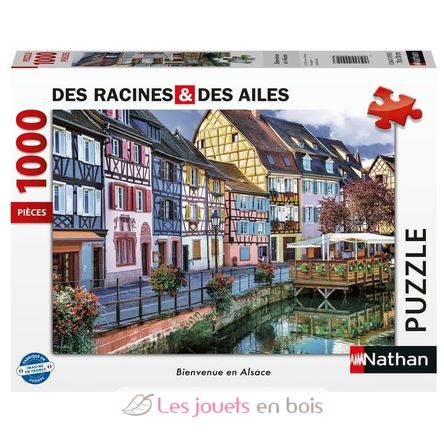 Puzzle Welcome to Alsace 1000 pcs NA009023 Nathan 1