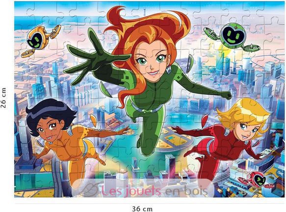 Puzzle Totally Spies on a mission 100 pieces NA011415 Nathan 3