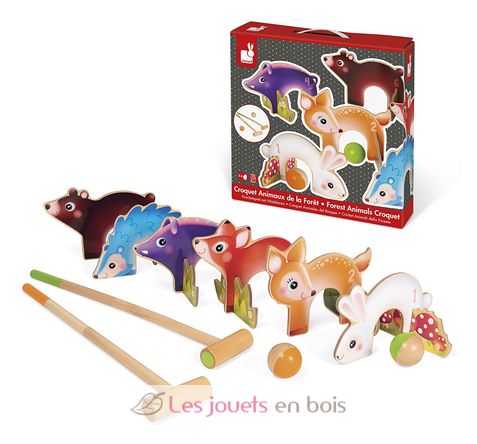 Forest Animals Croquet J03207 Janod 5