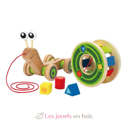 Walk-a-long snail HA-E0349 Hape Toys 4