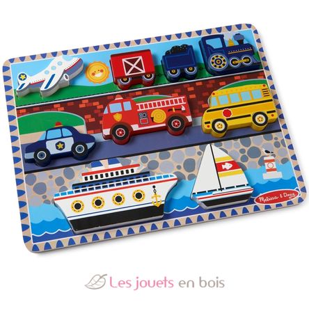 Vehicles chunky puzzle MD03725 Melissa & Doug 3