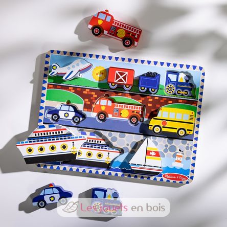 Vehicles chunky puzzle MD03725 Melissa & Doug 6