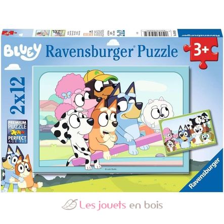 Puzzle Having fun with Bluey 2x12p RAV-05693 Ravensburger 1