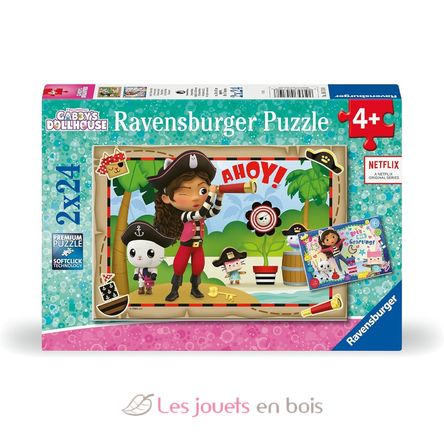 Puzzle Gabby's Dollhouse 2x24pcs RAV-05710 Ravensburger 1