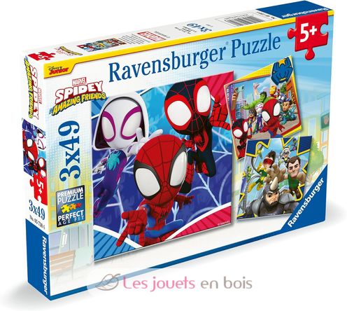 Puzzle Spidey 3x49 pcs RAV-05730 Ravensburger 5