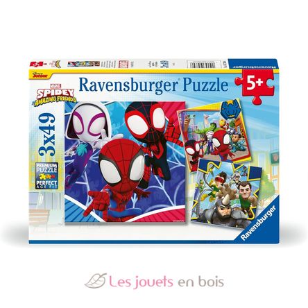 Puzzle Spidey 3x49 pcs RAV-05730 Ravensburger 1