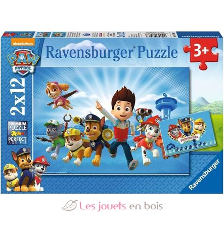 Puzzle Ryder and Paw Patrol 2x12 pcs RAV-07586 Ravensburger 1