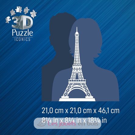 Illuminated Eiffel Tower 3D Puzzle 216 pcs RAV12008024 Ravensburger 3