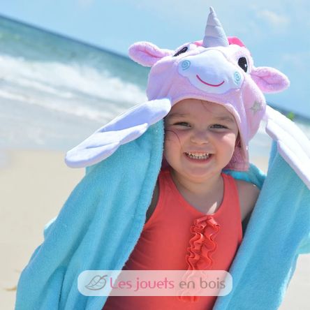 Kids Hooded towel Allie the alicorn ZOO-122-001-012 Zoocchini 10