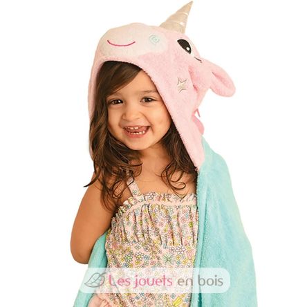 Kids Hooded towel Allie the alicorn ZOO-122-001-012 Zoocchini 6