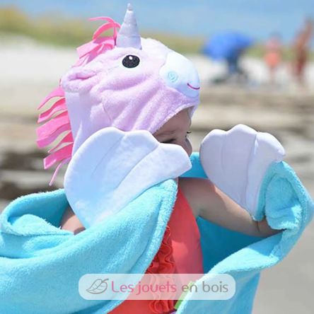 Kids Hooded towel Allie the alicorn ZOO-122-001-012 Zoocchini 8