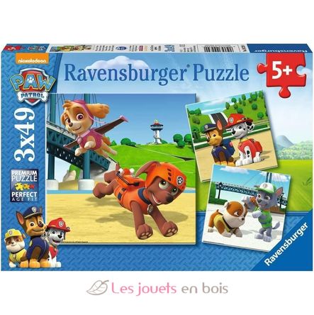 Puzzle Paw Patrol Dogs 3x49 pcs RAV-09239 Ravensburger 1